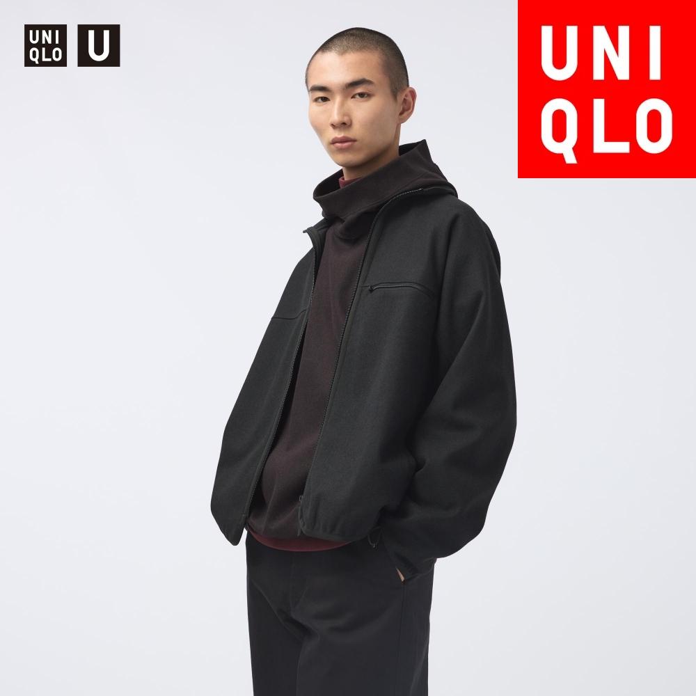 

Uniqlo Матовый джерси на молнии блузон 08 DARK GRAY/MEN XS
