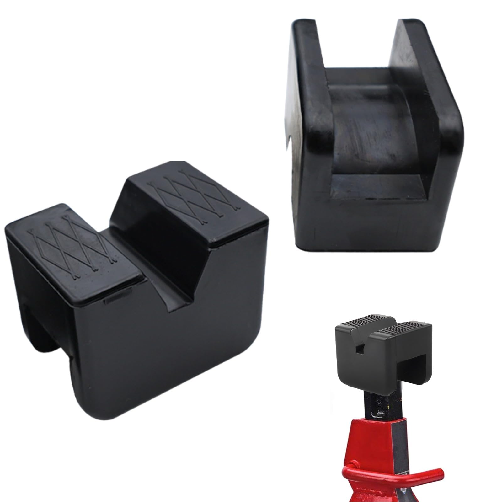 

Letics Jack Pad Rubber Pad Jack Stand for Rigid Rack Vehicle Protection (2)