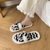 Fashion 2025 New Fashion Fluffy Slippers Women Winter Warm Fur Home Slippers Woman Comfortable Soft Sole Non Slip Indoor Shoes