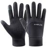 Polar Fleece Gloves, Non-Slip, Thickened, Fleece-Lined, Warm, for Cycling, Winter Driving, Cold-Proof, Windproof, Waterproof, Touch Screen