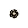 Mysterious Camellia Brooch Exquisite Fashion Pin Elegant Romantic Jewelry Accessories Party Birthday Festival Gift Souvenir