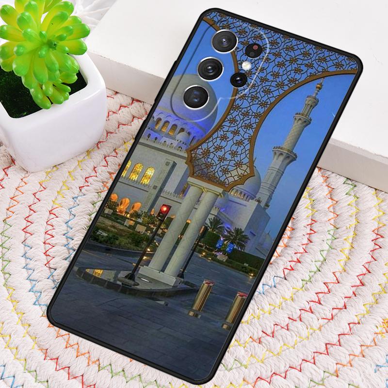 Arabic Muslim mosque soft Phone Case for Samsung Galaxy note 10 pro S26 Ultra S23 S24 FE S25 S21 S22 PLUS shockproof Cover