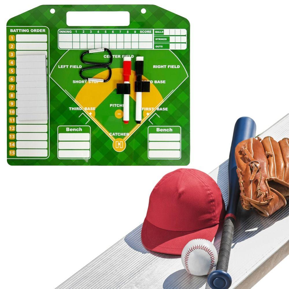 Marker Boards Baseball Clipboard Dry Erase Baseball Coaching Accessories Baseball Lineup Board