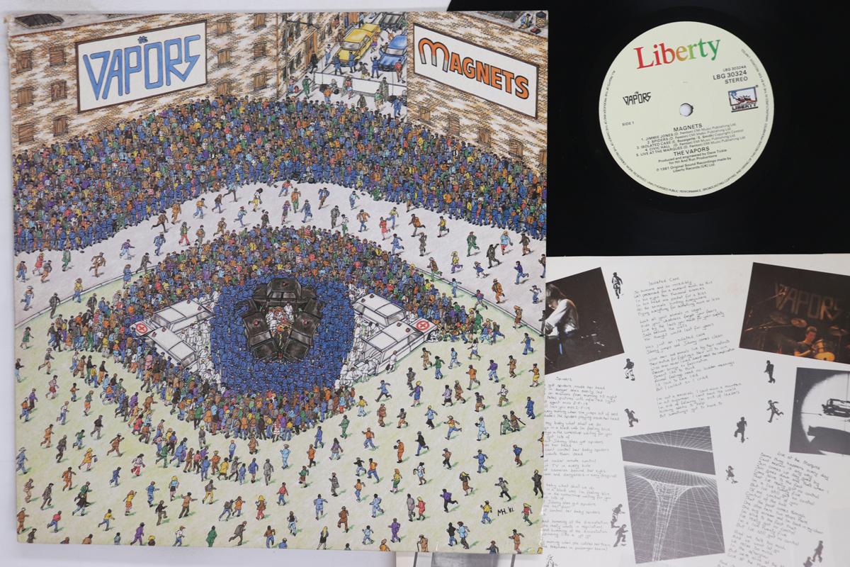 LP Record VAPORS  Magnets LBG30324 LIBERTY 198 UK Rock Used