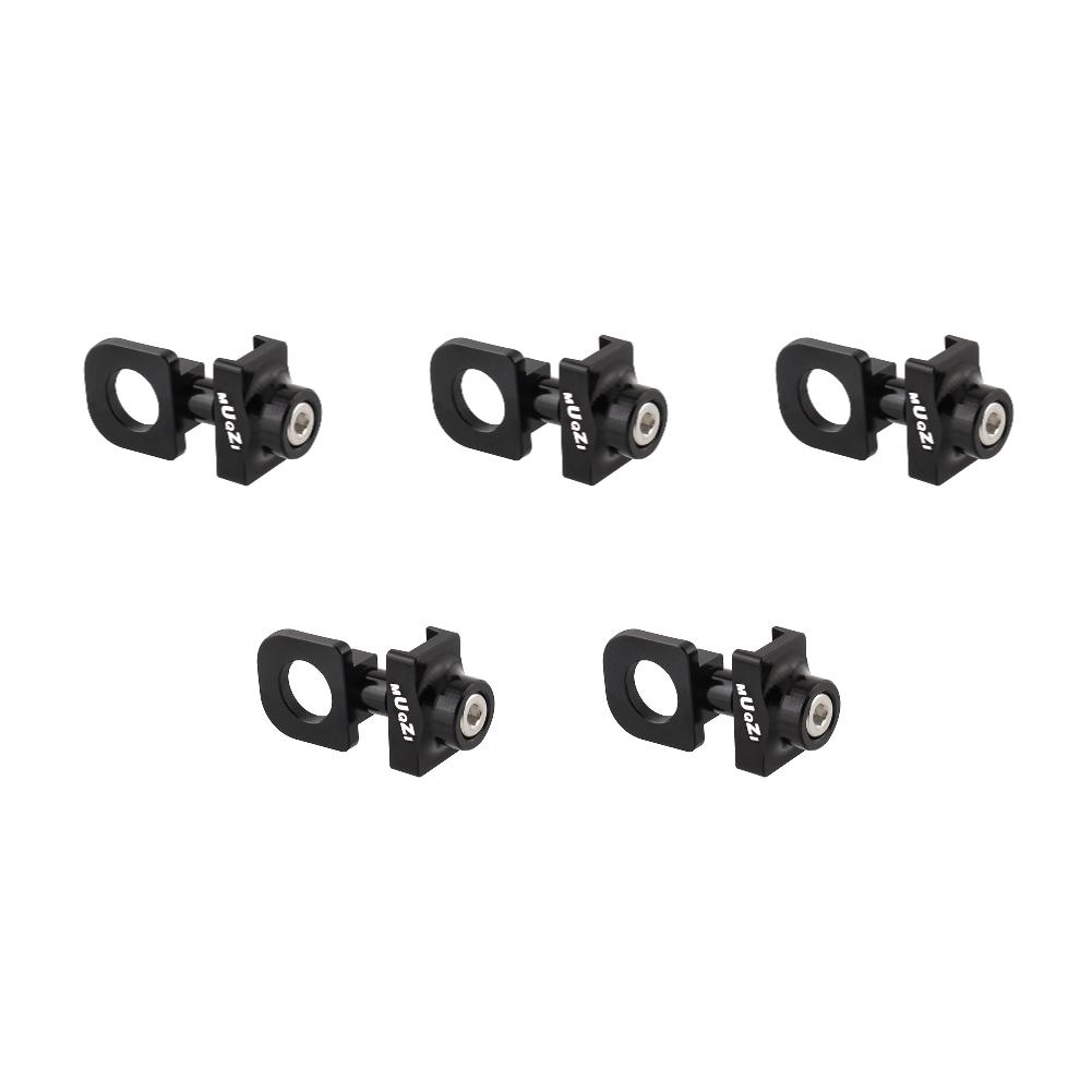 5-1PC Bicycle Chain Adjuster Aluminum Alloy CNC Bike Chain Tension Bolt Screw DIY Modification for Single Speed Bicycle Parts