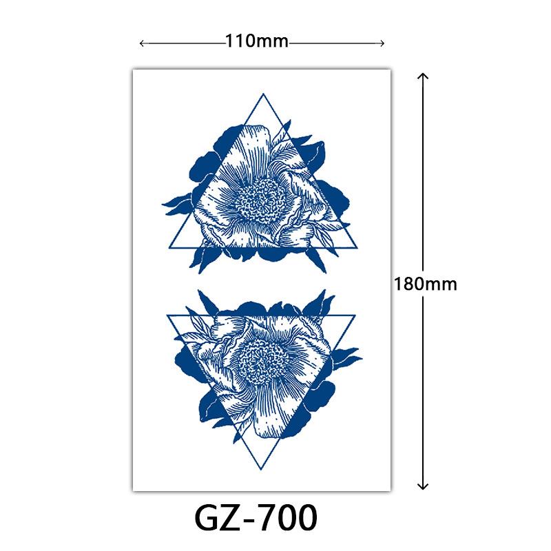 Autocolante Tatuaj cu Suc, Autocolante Tatuaj Herbal, Autocolante Tatuaj Semi-Permanent cu Litere Engleze Tatuaj