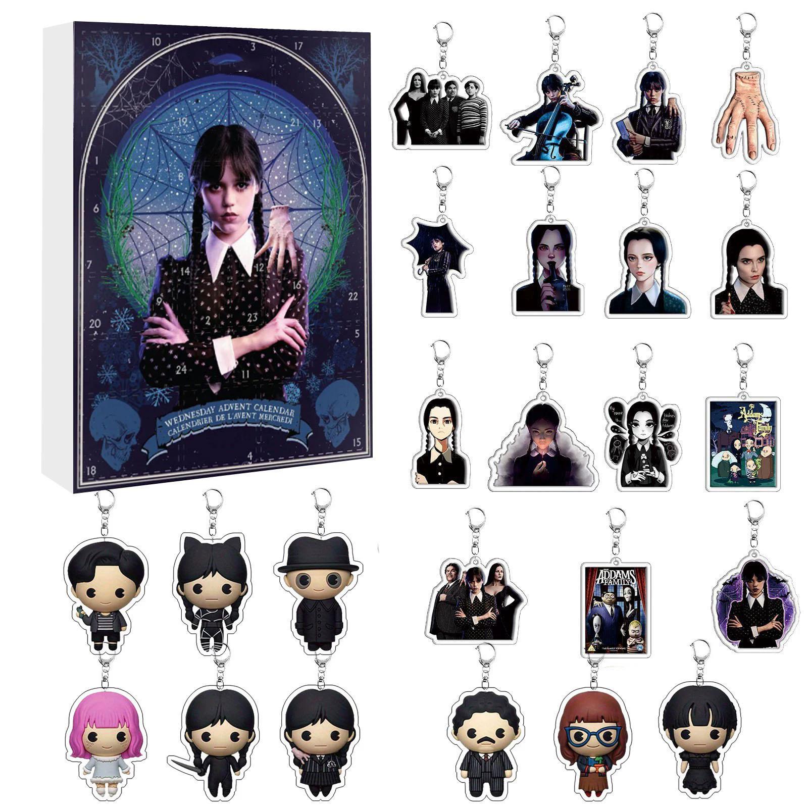 

Адвент-календарь – 2D Коробка-адвент-календарь, Рождественский календарь обратного отсчета, 24-дневный Рождественский адвент-календарь, Украшение для рождественской елки One Size