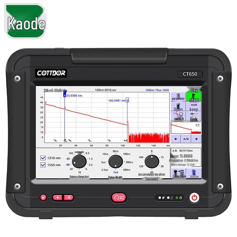 COTTDOR CT650 OTDR Тестер оптического волокна