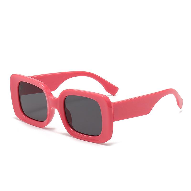 Elegant Feeling Highend Womens Square Frame Sunglasses Retro Style Glasses Sun