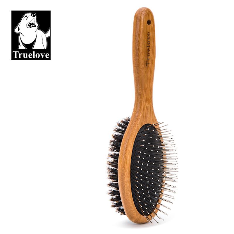 

Truelove Pet Double-sided Brush Comb Stainless Steel Needle Bristles Hair Brush Grooming Competition Vacation Cat Dog TLK23131 S