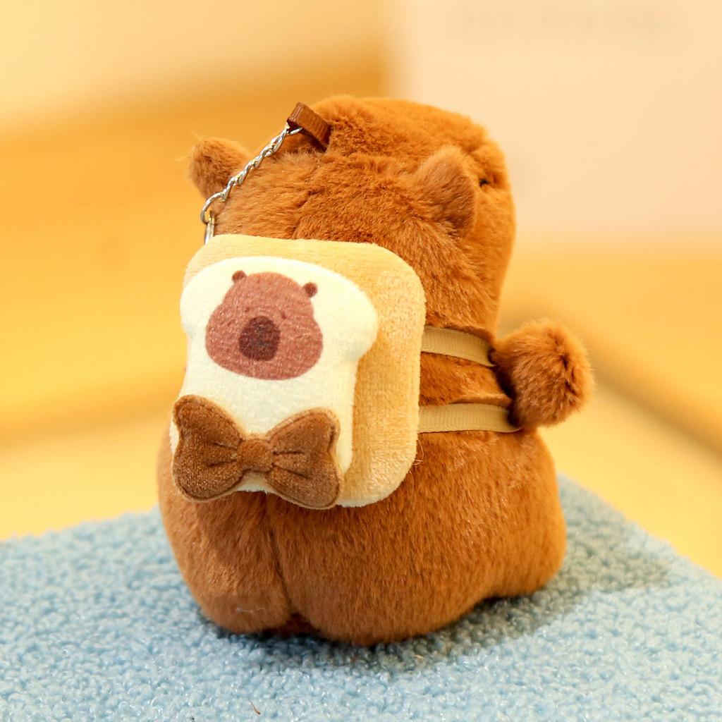 Capybara Soft Plush Doll Keychain With Pp Cotton Filling For Collectors And Gifts