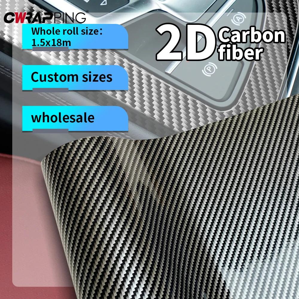 Wrapping Sheet Car Adhesive Film 150cm 2D Carbon Fiber Car Sticker Vinyl Waterproof Customized Stickers Personalized Custom Wrap