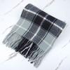 Autumn and winter Christmas cashmere plaid scarf women's circle yarn Ankara red versatile shawl high-end scarf