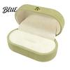Desktop Jewelry Organizer Metal Gift Anti-Scratch Lining Velvet Box Case Pearl with Golden Box