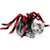 Pet Halloween Christmas Costume Harness Vest Cats Dogs Small Breeds Spider Themed Outfit Black Red