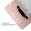 For iPhone 14 Case Magnetic Closure Leather Phone Cover Card Holder Viewing Stand
