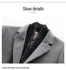 Men's Stylish Double-Sided Cashmere Coat: Modern Lapel Wool Jacket for Young and Middle-Aged