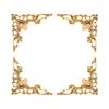 Gold 40mm Decorative Photo Frame Bronze Notebook Cover Corner Bracket for Menus Bracket Decor