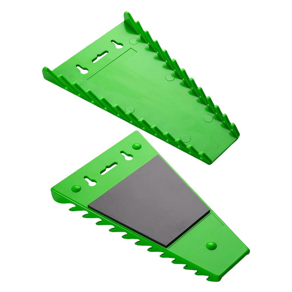 1/2Pcs Wrench Organizer Plastic Spanner Holder Tools Tray Wrench Storage Rack Magnetic Spanner Storage Tool Garage Wrenches Tray