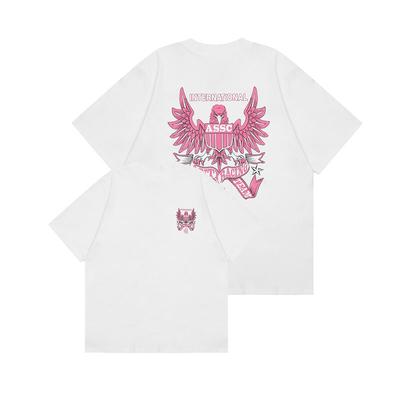 Summer Men's Cotton Clothing Luxury Graphic Lettering Print ASS Women's Casual Sports Round Neck Street Fashion Streetwear