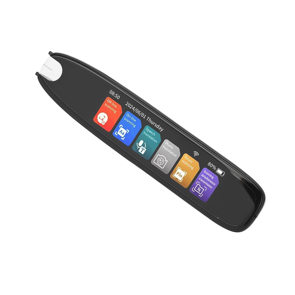 Reading Pen 3.7in Touchscreen Quick Response Portable Reader Pen Language Translator for Travel Work Study
