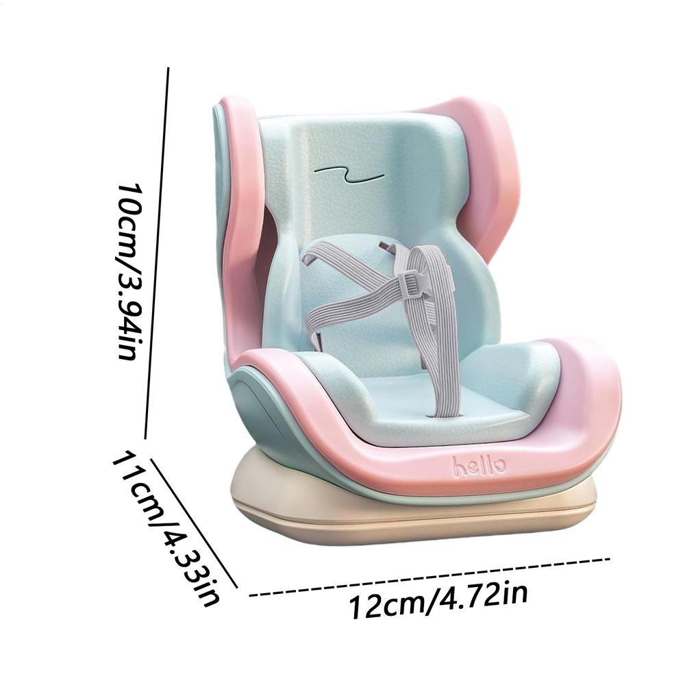 Doll Car Seat For 10-17cm Dolls Cute Fragrance Accessory Desktop Ornament Plush Toy Carseat Air Vent Doll Automobile Seat