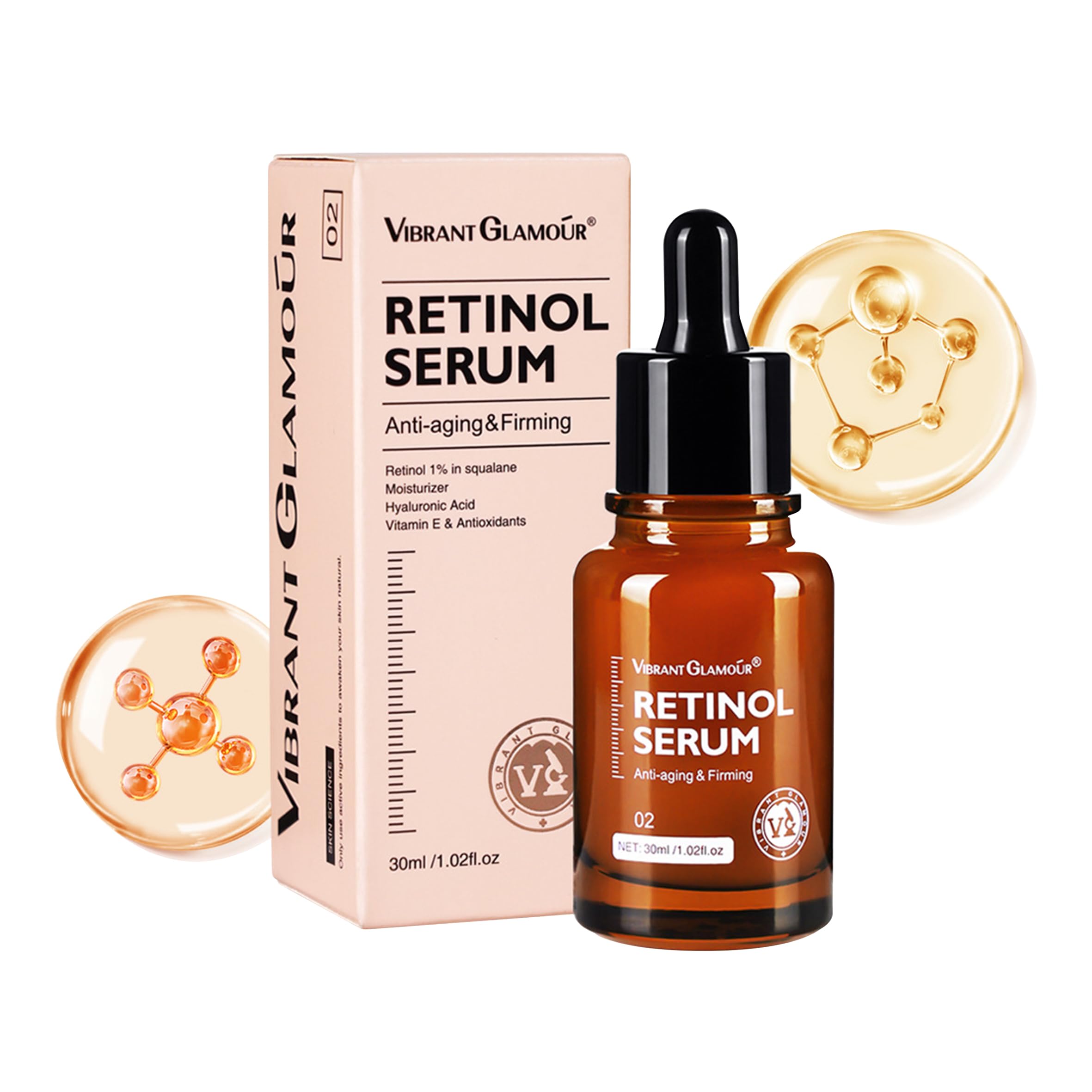 Retinol Anti-Wrinkle Firming Serum, Retinol Concentrate Serum 30ml, Retinol Concentrate Serum and Whitening, Women s Advanced Facial Hydrating Serum