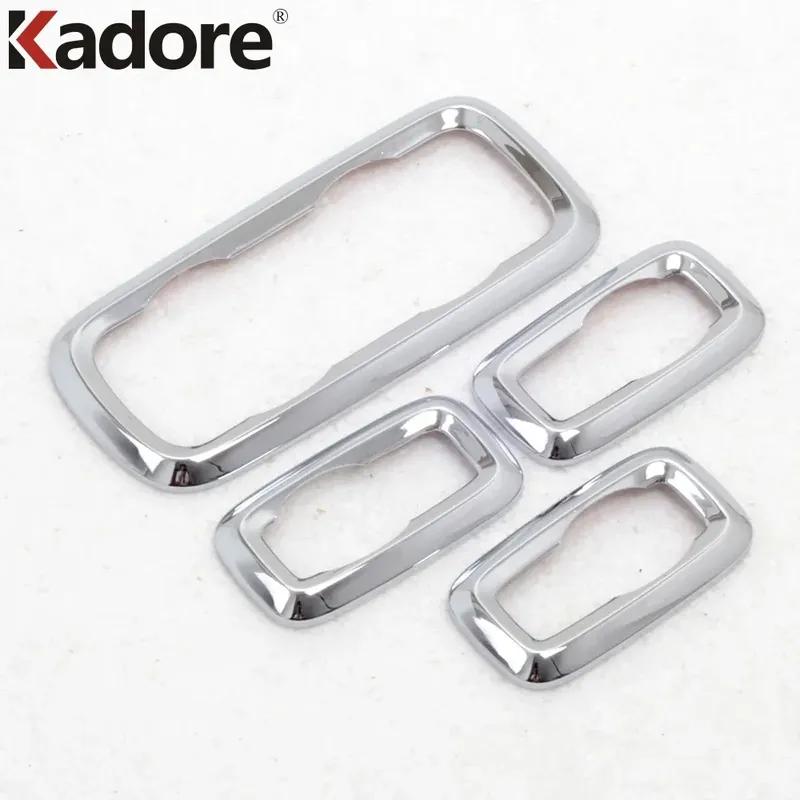 Car Door Armrest Window Lift Switch Button Panel Cover Trim For Ford Ecosport 2013 2014 2015 2016 Chome Interior Accessories