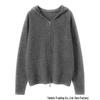 Cardigan Pull Manteau à Capuche en Cachemire pour Femme