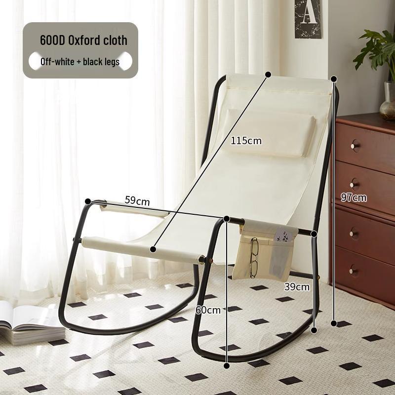 Breathable Outdoor Reclining Rocking Chair for Balcony or Home