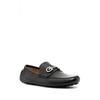 Salvatore Ferragamo Ferragamo Gancini Plaque Driver Shoes Black