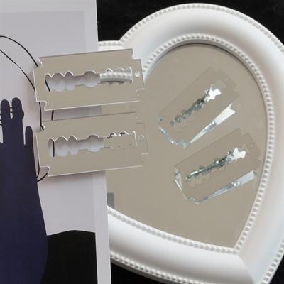 Funny Creative Acrylic Simulated Blade Hairpins For Girls Lovely Headwear  Light Luxury Hairpin Adorable Hair Clips