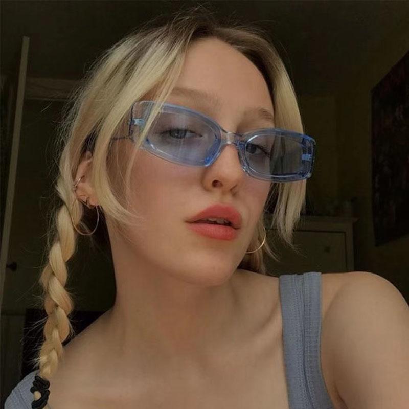 Luxury Women's Square Sunglasses Small Rectangle Sunglasses Women Vintage Brand Designer Square Sun Glasses Shades Female