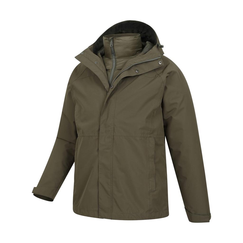Mountain Warehouse Mens Alaskan 3 In 1 Waterproof Jacket