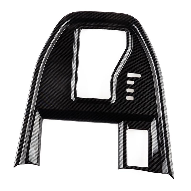 Car Interior Center Console Gear Shift Panel Trim Carbon Fiber Style ABS Cover Fit for Subaru Outback     LHD