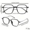 Ladies' Retro Square Reading Glasses+1.10 To -4.00 Degrees for Daily Use and Fashion Accessories