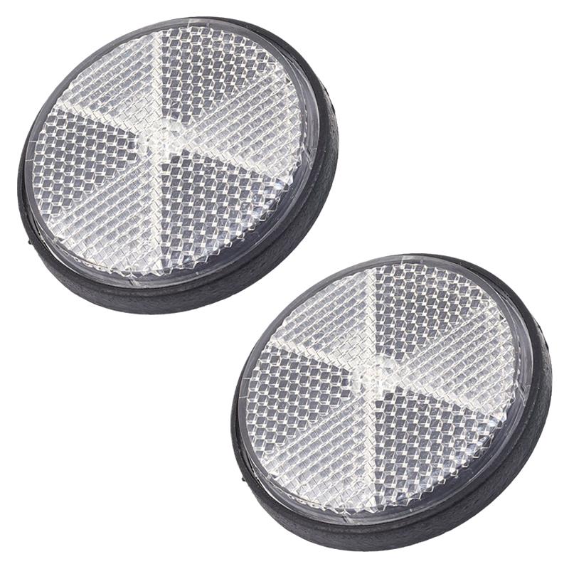 2/1pcs Circular Reflector Car Universal Trucks Motorcycle Night Reflector Safety Reflector Motorcycles ATV Bikes Accessories