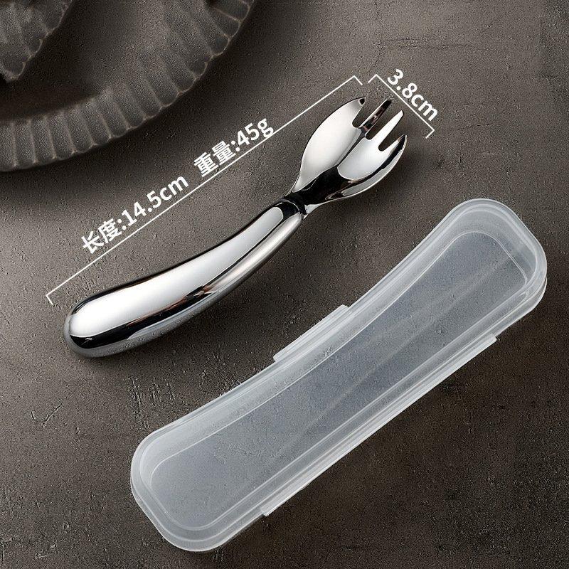 

ZISIZ Stainless Steel Kids Spoon & Fork Set