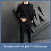 Men’s Slim Fit Woolen Blazer Suit Set - 2024 Autumn/Winter Collection
