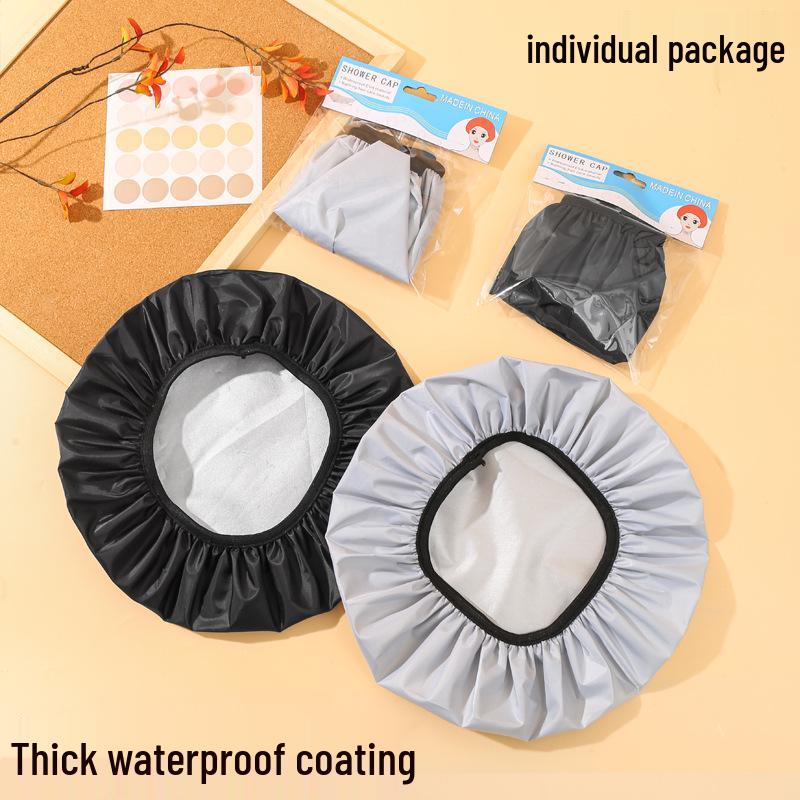Women's Extra Large Waterproof Satin Shower Cap for Long Hair