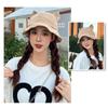 Warm Bucket Hat Women Cute Cat Ear Fisherman Cap Autumn Winter Hats For Women Korean  Design Casual Cartoon