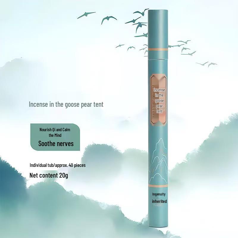 20g Agarwood & Sandalwood Incense Sticks with Natural Mugwort - Non-Mosquito Repellent, Tibetan & Buddhist Incense for Indoor Use