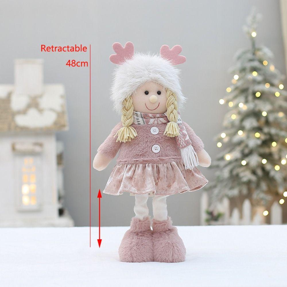 Festival Merry Christmas Decoration Boy Girl Christmas Doll Elf Kids Gift Home Window Decoration