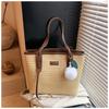 Bohemian Straw Bag Women's Large-capacity New Summer Shoulder Bag Seaside Vacation Wind Beach Bag