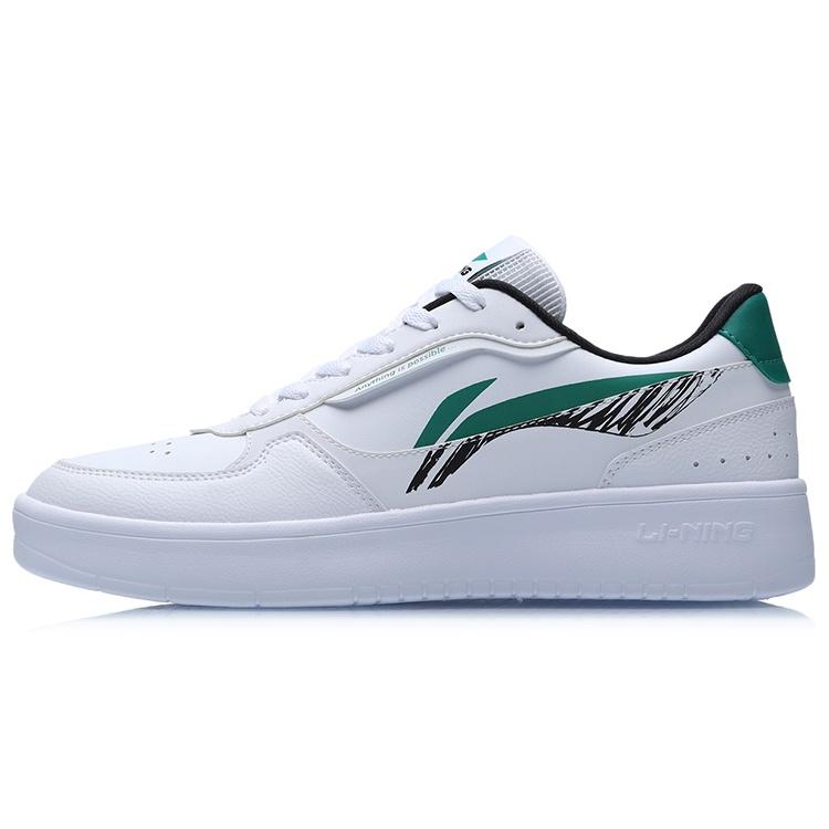 Li-Ning Classic Leisure White Green Men s AGCR197-3 EU 39⅔