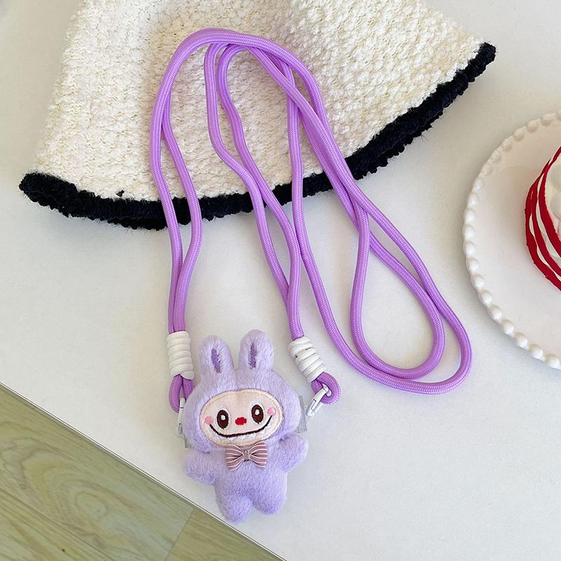 

Шнурок для мобильного телефона Labubu Регулируемые ремешки для телефона Универсальная веревка через плечо для телефона Мобильная телефонная цепочка против потери
