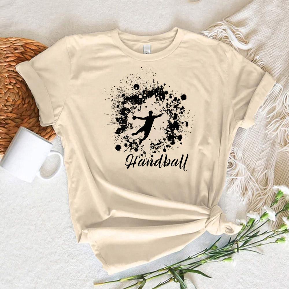 Handball t shirt women comic harajuku Y2K top female comic y2k funny clothes