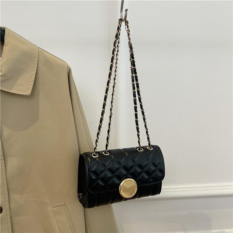 This Year's Popular Small Bag Women's 2025 Four Seasons New Fashion Casual Shoulder Messenger Bag Casual Chain Shoulder Bag
