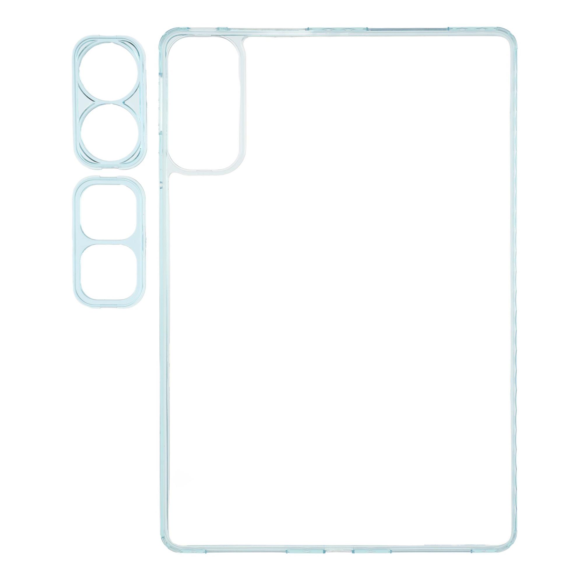 

Для Honor Pad V9/Pad GT Чехол ТПУ+Акрил Прозрачная Задняя Крышка Планшета с Рамками для Объективов Baby Blue