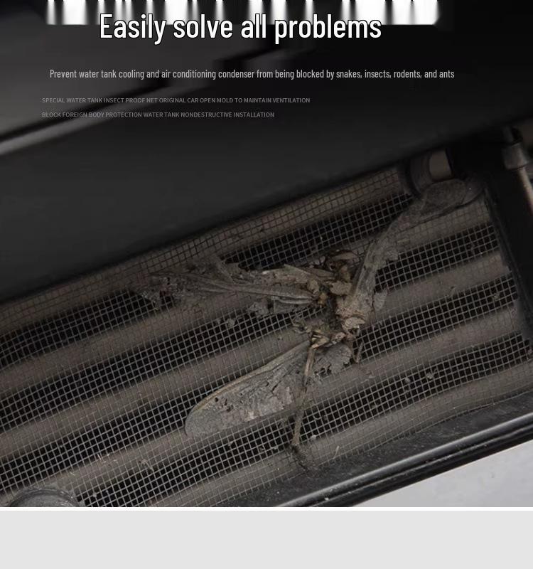 Toyota BZ5 BZ4X Insect & Pollen Screen, Radiator Grille Protection, Dustproof Modification
